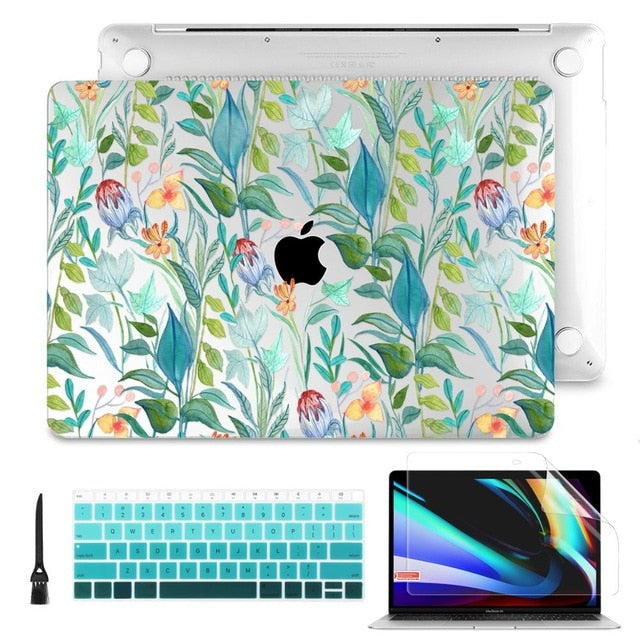 2020 Brand new Matte Clear Painting  Laptop Case For Apple MacBook Pro Retina 12 13 15 Touch Bar & Air 11 13.3 inch 2020 A2179