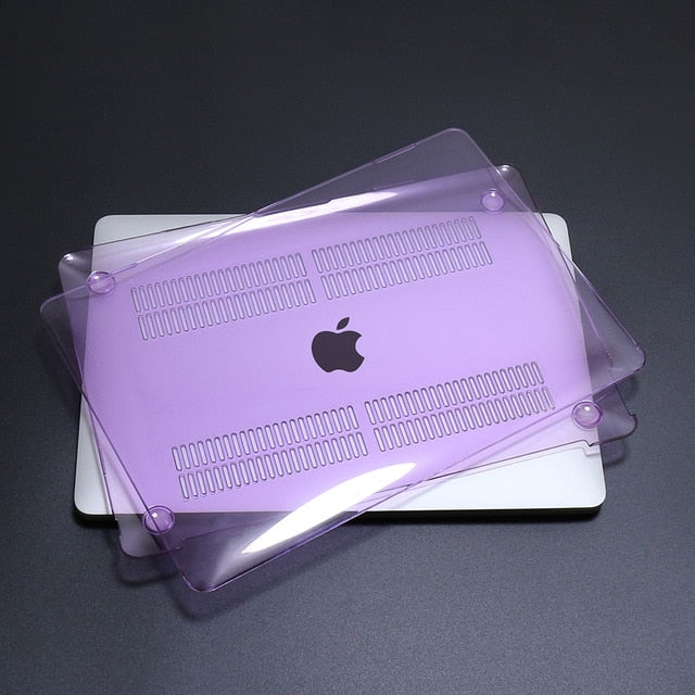 Crystal Hard Laptop Case For MacBook Pro 16 A2141 2020 Touch ID A1932 A2289 Cover For Macbook Air 13 A2179 Pro Retina 12 11 15