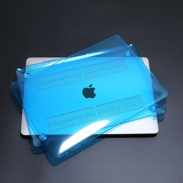 Crystal Hard Laptop Case For MacBook Pro 16 A2141 2020 Touch ID A1932 A2289 Cover For Macbook Air 13 A2179 Pro Retina 12 11 15