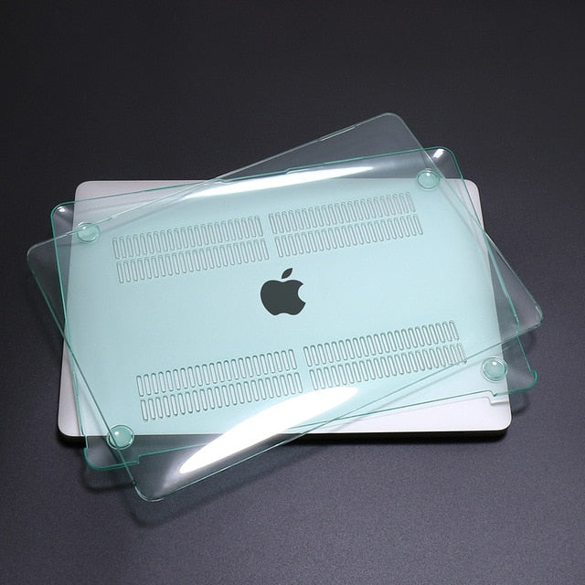 Crystal Hard Laptop Case For MacBook Pro 16 A2141 2020 Touch ID A1932 A2289 Cover For Macbook Air 13 A2179 Pro Retina 12 11 15